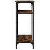 vidaXL Side Table Smoked Oak 40x30x75 cm Engineered Wood