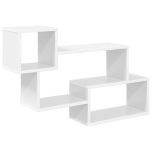 vidaXL Floating Shelf Wall-Mounted White 87 x 20 x 55 cm