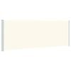 vidaXL Patio Retractable Side Awning 220x600 cm Cream