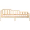 vidaXL Day Bed without Mattress 90x190 cm Single Solid Wood Pine