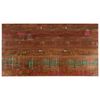 vidaXL Table Top 100x60x1,5 cm Rectangular Solid Wood Reclaimed