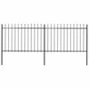 vidaXL Garden Fence | Steel | Sturdy | Rectangular | Modern
