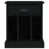 vidaXL Bedside Cabinets 2 pcs Black 43x36x50 cm