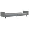vidaXL 2-Seater Sofa Bed Light Grey Velvet