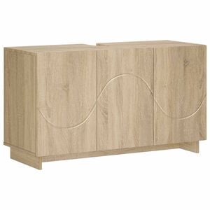 vidaXL Bathroom cabinet Sonoma Oak 101 x 41 x 58 cm Engineered Wood
