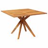 vidaXL Garden Table 110x110x75 cm Solid Wood Acacia