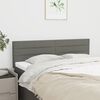 vidaXL Headboards Dark Grey 144x5x78/88 cm Fabric