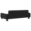 vidaXL Kids Sofa Black 90x53x30 cm Faux Leather