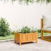 vidaXL Garden Planter with Liner 54x31x30 cm Solid Wood Acacia