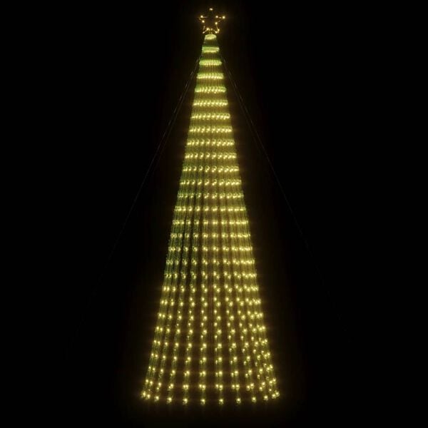 vidaXL LED Christmas Tree 688 LEDs Warm White 300 cm