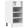 vidaXL Bottom Cabinet Riga White 40x44.5x81.5 cm Engineered Wood
