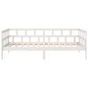vidaXL Day Bed without Mattress White Solid Wood Pine 90x190 cm Single
