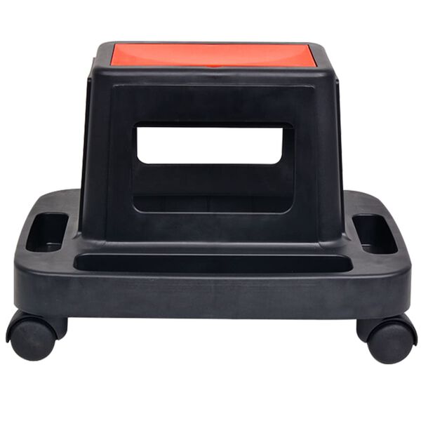 vidaXL Rolling Workshop Stool with Storage 150 kg