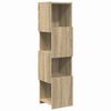 vidaXL Corner Cabinet 25.5x25x102cm Engineered Wood Sonoma Oak
