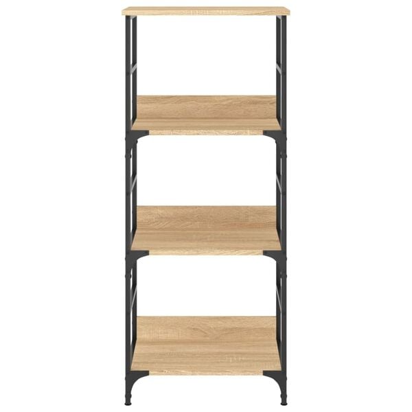 vidaXL Bookshelf Sonoma Oak 50x33x117.5 cm Engineered Wood