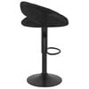 vidaXL Bar Stools 2 pcs Black Velvet