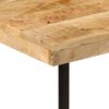 vidaXL Desk 165x110x77 cm Solid Wood Mango and Iron