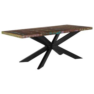 vidaXL Dining Table 180x90x76 cm Solid Reclaimed Wood