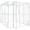 vidaXL Bird Cage Anthracite 210 x 304 x 213 cm Galvanised Steel