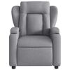 vidaXL Recliner Chair Light Grey Fabric