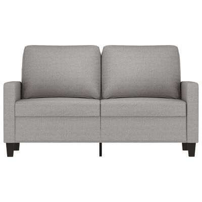 vidaXL 2-Seater Sofa Light Grey 120 cm Fabric