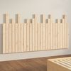 vidaXL Wall Headboard 159.5x3x80 cm Solid Wood Pine