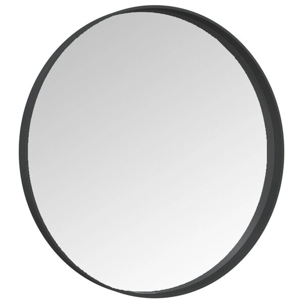 vidaXL Wall Mirror Black 50 cm
