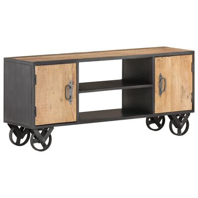 vidaXL TV Cabinet 110x30x49 cm Solid Reclaimed Wood
