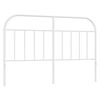 vidaXL Metal Replace Headboard White 150 cm