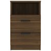 vidaXL Bedside Cabinets 2 pcs Brown Oak Engineered Wood