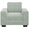 vidaXL Sofa Chair Light Grey 100x77x82 cm Velvet