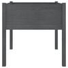 vidaXL Garden Planter Grey 70x70x70 cm Solid Pinewood