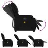 vidaXL Electric Massage Recliner Chair Black Faux Leather