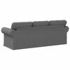 vidaXL Sofa Dark Grey Overall dimensions: 215 x 82 x 80 cm (W x D x H)