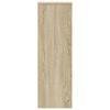 vidaXL Plant Stand Sonoma Oak 33x33x100 cm Engineered Wood