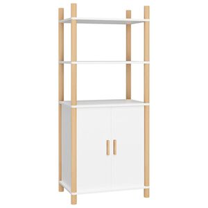 vidaXL Highboard White 60x40x141 cm Engineered Wood