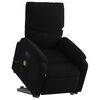 vidaXL Stand up Massage Recliner Chair Black Fabric
