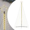 vidaXL LED Christmas Tree 570 LEDs Warm White 404.5 cm