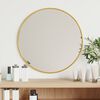 vidaXL Wall Mirror Gold &Oslash; 40 cm Round