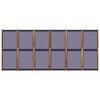 vidaXL 6-Panel Room Divider Dark Blue 420x180 cm