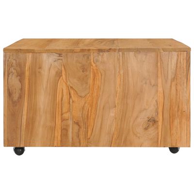 vidaXL Coffee Table 80x80x40 cm Solid Teak Wood