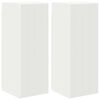 vidaXL TV Wall Cabinet 2 pcs White Engineered Wood
