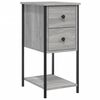 vidaXL Bedside Cabinets 2 pcs Grey Sonoma 32x42x70 cm Engineered Wood