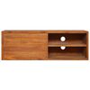 vidaXL Wall-mounted TV Cabinet 180x30x30 cm Solid Teak Wood