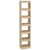 vidaXL Book Cabinet/Room Divider Sonoma Oak 40x30x198 cm