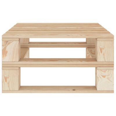 vidaXL Garden Pallet Table Wood