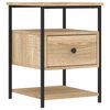vidaXL Bedside Cabinets 2 pcs Sonoma Oak 40x42x56 cm Engineered Wood