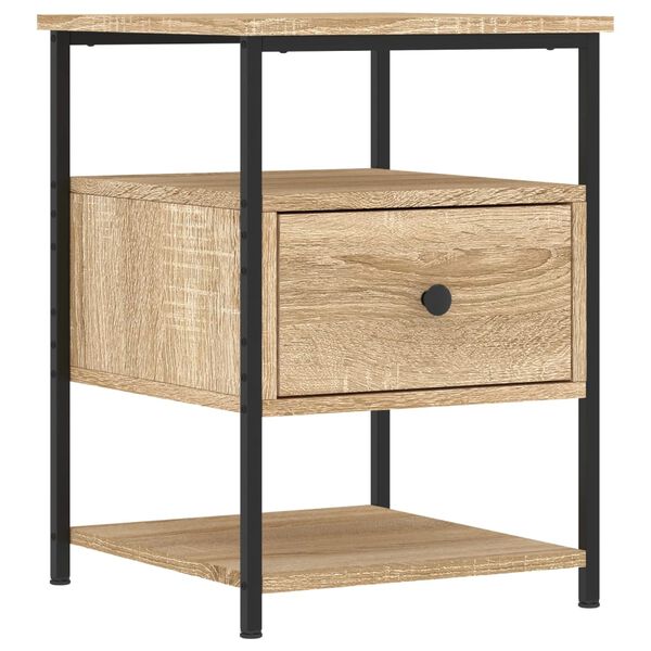 vidaXL Bedside Cabinets 2 pcs Sonoma Oak 40x42x56 cm Engineered Wood