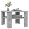 vidaXL Coffee Table Concrete Grey 60x60x42 cm Engineered Wood