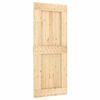 vidaXL Sliding Door with Hardware Set 85x210 cm Solid Wood Pine